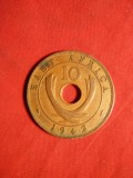 Moneda 10 Cent 1942 East Africa - Colonie Engleza , bronz, Europa
