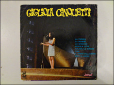 Disc vinil vinyl pick-up MEDIU Electrecord GIGLIOLA CINQUETTI 1969 LPEDD 1234 rar vechi colectie foto