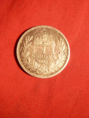 Moneda 1 Kor. 1916 Ungaria Fr.Josef , Ungaria ,cal.apr.NC foto