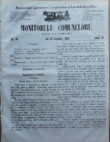 Principatele Unite , Monitorul comunelor , nr . 41 , Joi 10 Octombrie , 1863