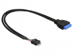 Cablu USB 3.0 pin header mama la USB 2.0 pin header tata-83095 foto
