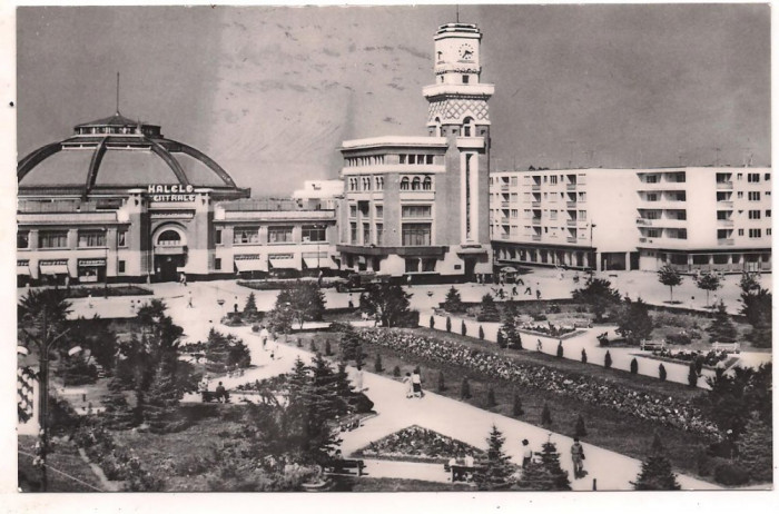 carte postala(ilustrata)-PLOIESTI-Halale centrale