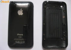 Carcasa Capac spate ORIGINALA Apple iPhone 3GS - 8GB / 16GB / 32GB Black Neagra / White Alba ORIGINAL + SIM Tray CADOU !! foto