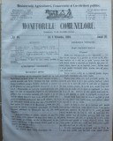 Cumpara ieftin Principatele Unite , Monitorul comunelor , nr . 40 , Joi 3 Octombrie , 1863