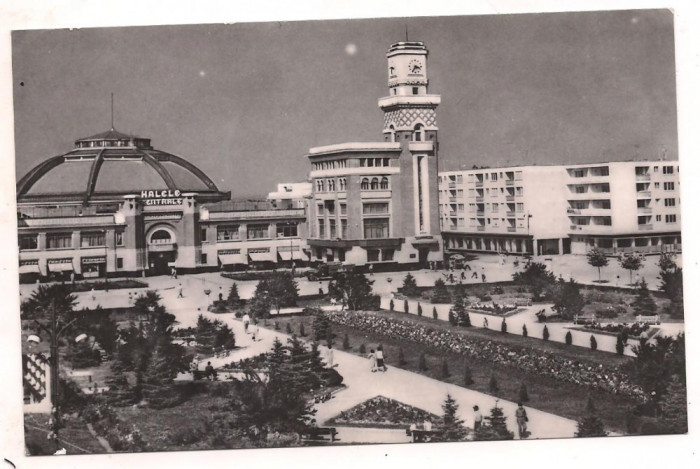 carte postala(ilustrata)-PLOIESTI-Halale centrale