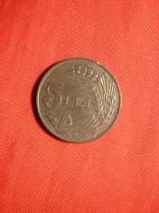 Moneda 5 Lei 1942 Mihai I ,zinc ,cal.F.Buna foto