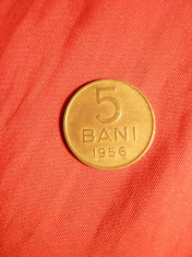 Moneda 5 Bani 1956, cupru , cal. apr.NC foto