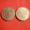 Set 2 monede 100 Lei 1943 ,1944 ,Mihai I ,cal.NC