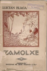 Lucian Blaga - Zamolxe ( editia I, cu autograf ) - 1921 foto