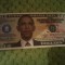 Federal Obama Note 2012 seria BHO05012011 UNC, necirculata, 5 roni