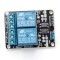 Modul cu 2 relee pt Arduino UNO, Mega, ARM, PIC, MSP 430 sau Raspberry PI. Releu comandat prin optocuplor