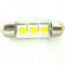 Leduri auto C5W 36 mm 3 SMD 5050 ALB - bec led auto