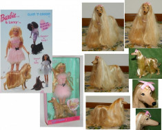 37 lei - catel lacey mattel vintage pentru papusile barbie superb de lux un par lung des moale matasos foto