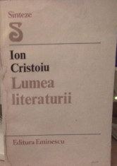 Ion Cristoiu - Lumea literaturii foto