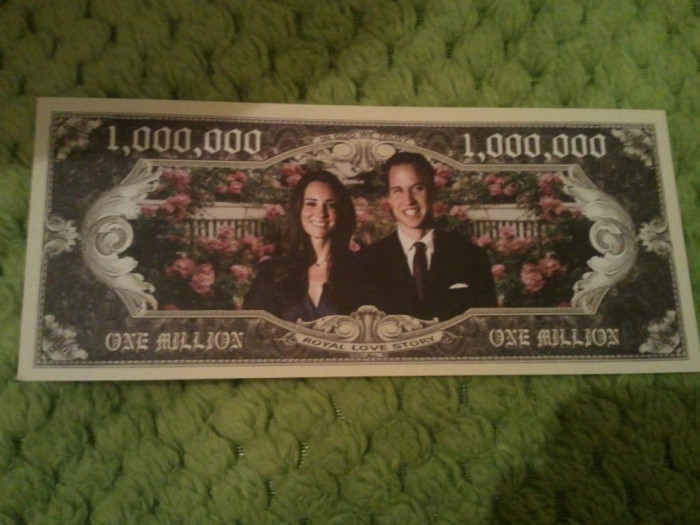 The United States of America, One Million Dollars, UNC, necirculata, 5 roni