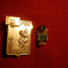 2 Insigne Federatia Romana de Baschet -FRB