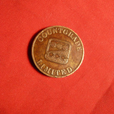 Jeton Anglia -Eurocoin London , bronz ,d= 2,2 cm