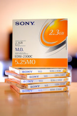 disc magneto optical disk recorder cd SONY EDM -2300C M.O. 2.3GB NOU foto