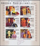 MOZAMBIC 2010 ARTA, PICTURA MODIGLIANI - MICHEL CATALOG 4123-4128 COTA 25 EURO, Africa de sud