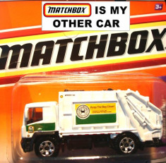 MATCHBOX CONTEMPORANE-* GARBAGE TRUCK;++2100 DE LICITATII !! foto