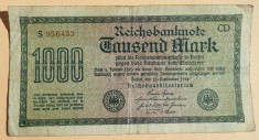 Germania 1000 mark marci 1922 foto