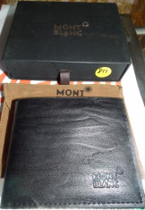 Portofel MontBlanc din piele model nou cod 811 foto