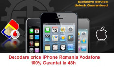 Decodare Neverlock Factory Unlock iPhone 3GS 4 4S 5 codat pe Romania Vodafone foto