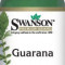 SWANSON GUARANA 500 MG 100 capsule INLOCUITOR DE CAFEA (CURA DE SLABIRE, energizant, memorie slaba) - TRATAMENT PENTRU 50 DE ZILE