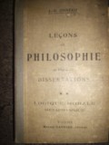 Cumpara ieftin J.B.Domecq - Lecons de philosophie et plans de dissertations (logique-morale-metaphysique) 1932, Alta editura