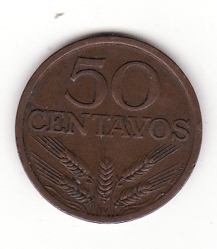 Portugalia 50 centavos 1972 foto