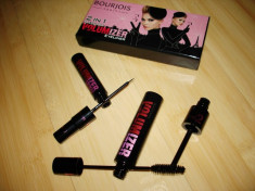 Set Bourjois Paris pentru volum Rimel / Mascara + Tus / Eyeliner foto