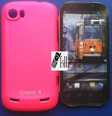 Husa ROZ Hybrid , FOLIE SI TRANSPORT GRATUIT - ZTE GRAND X IN foto