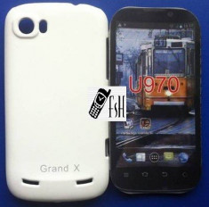 Husa ALB Hybrid , FOLIE SI TRANSPORT GRATUIT - ZTE GRAND X V970 foto