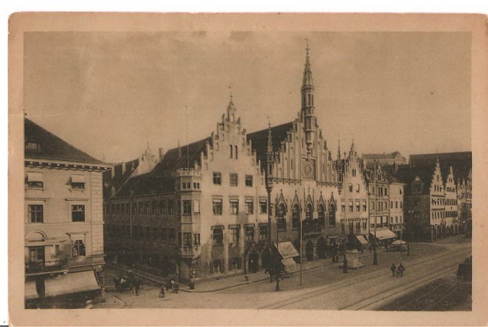 CPI (B2590) GERMANIA. LANDSHUT, EDITURA KUNSTVERLAG OSCAR DALLMER, CIRCULATA 1922, STAMPILE