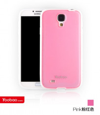Husa Samsung Galaxy S4 i9500 TPU + Folie Protectie by Yoobao Originala Pink foto