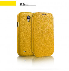 Husa Executive Piele Naturala Samsung Galaxy S4 i9500 by Yoobao Originala Yellow foto