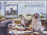 COMORE 2009 FAUNA DIN ANTARCTICA/ MICHEL CATALOG BK 528, Natura