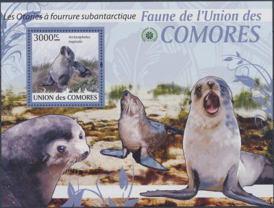 COMORE 2009 FAUNA DIN ANTARCTICA/ MICHEL CATALOG BK 528 foto