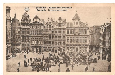 CPI (B2582) BELGIA. BRUXELLES. CASA CORPORATIILOR, NECIRCULATA foto