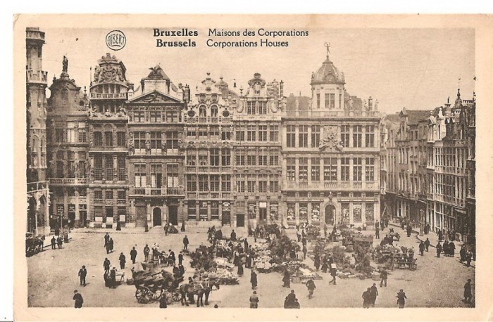 CPI (B2582) BELGIA. BRUXELLES. CASA CORPORATIILOR, NECIRCULATA