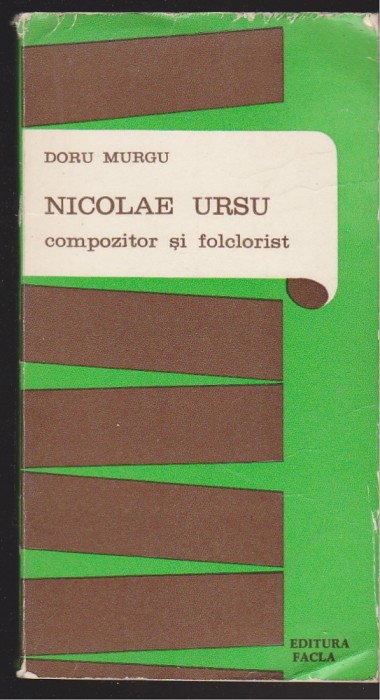 (E443) - DORU MURGU - NICOLAE URSU COMPOZITOR SI FOLCLORIST