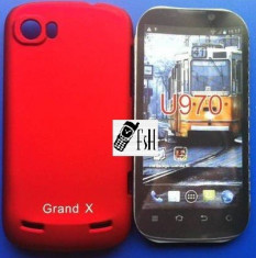 Husa ROSU Hybrid , FOLIE SI TRANSPORT GRATUIT - ZTE GRAND X V970 foto