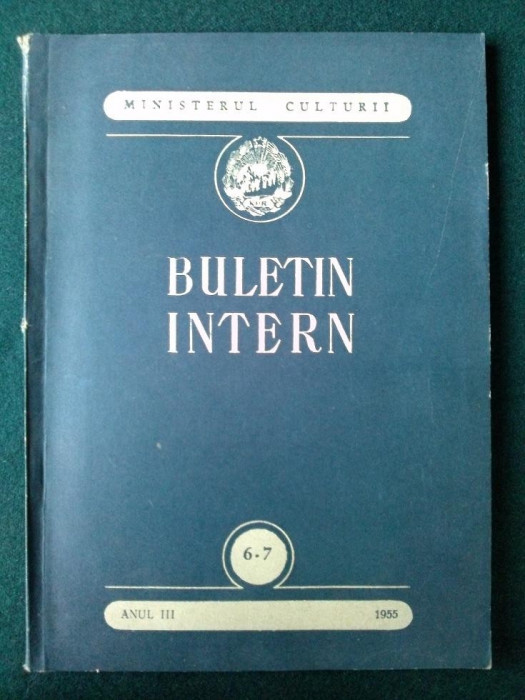 Buletin intern -1955