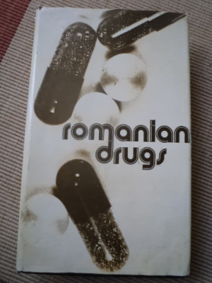 Romanian drugs human and veterinary use BUCHAREST 1980 RSR in limba engleza foto