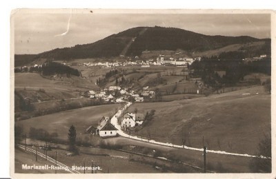 CPI (B2618) AUSTRIA. MARIAZELL-RASING, STEIERMARK, EDITURA P. LEDERMANN, CIRCULATA 1929, STAMPILA, TIMBRU foto