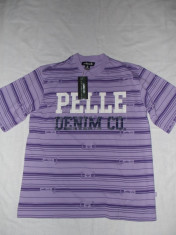 Tricou barbati hip hop Pelle Pelle mov foto