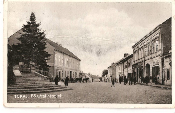 CPI (B2604) UNGARIA. TOKAJ, TOKAI, FO UTCAI RESZLET,EDITURA DOHANYARUNDA KIANDASA, CIRCULATA 1933, STAMPILE