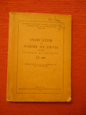 INDICATOR DE NORME DE DEVIZ PENTRU LUCRARILE DE DRUMURI DIN 1961 [TIN] foto