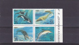 Fauna ,delfini serie comuna URSS-SUA ., Rusia, Nestampilat