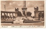 CPI (B2603) UNGARIA. BUDAPESTA, MONUMENTUL MILENAR SOLDATUL NECUNOSCUT, CIRCULATA 1932, STAMPILE